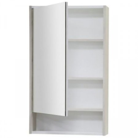 Зеркальный шкаф Акватон Рико 50 1A212302RIB90 Белый Ясень фабрик