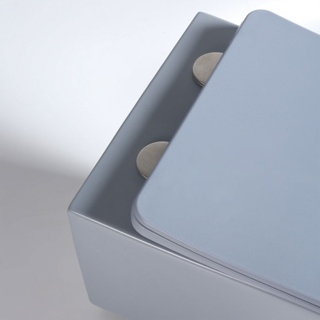 Унитаз подвесной безободковый Vincea Q-Line VT1-12MO океан матовый, с сиденьем микролифт