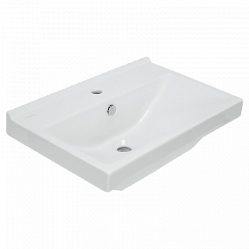 Раковина встраиваемая сверху 60см Sanita Luxe Fest FST60SLWB01 белый