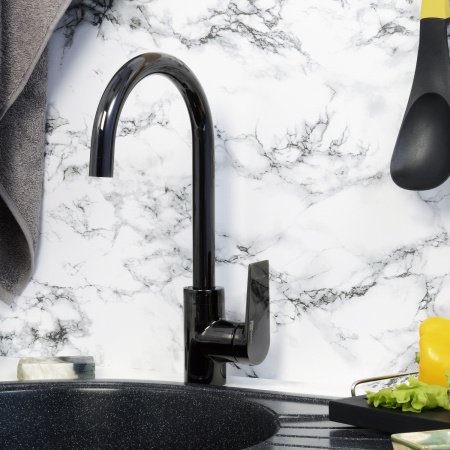 Смеситель для кухни WasserKraft Glan 6607 черный