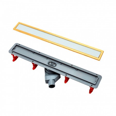 Душевой лоток Pestan Confluo Premium Gold White Glass Line 750