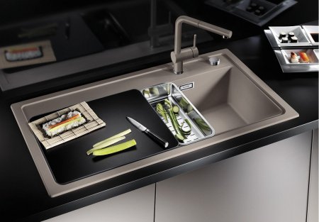 Смеситель для кухни Blanco Linus-S 517621 серый беж