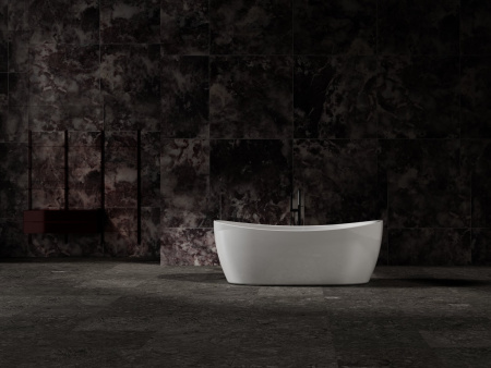 Ванна из искусственного камня 170х80 Vincea VBT-6S03MW белый матовый