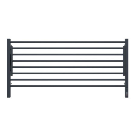 Полотенцесушитель электрический с полкой Terminus Горизонт П8 120х60 КС, черный муар