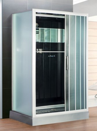 Душевая кабина Esbano Grey ESKG3129CKR 120x90x210см, профиль хром матовый, стекло рифленое