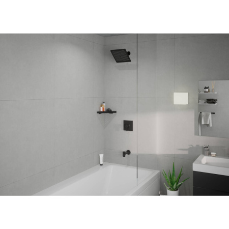 Верхний душ Hansgrohe Crometta E 26726670 черный матовый
