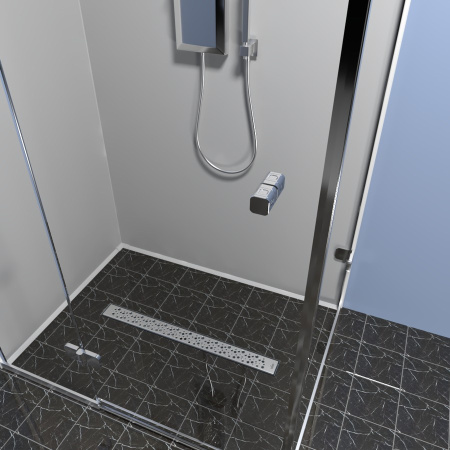 Душевой лоток TIMO Drain Protect DP20800-DR20800, сатин