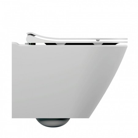 Унитаз подвесной Cersanit OVAL 63114 белый, с сиденьем микролифт
