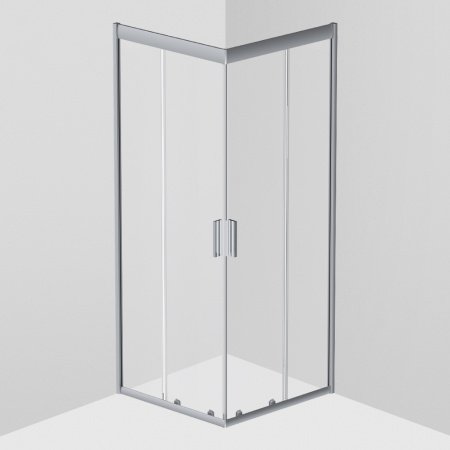 Душевой угол Am.Pm Gem 90x90x190 профиль хром, стекло прозрачное