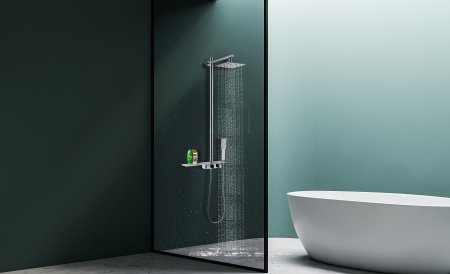 Душевая стойка Lemark Tropic LM7001C хром