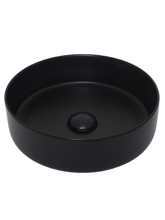 Раковина накладная 35.5см AQUAme AQM5012MB черный матовый