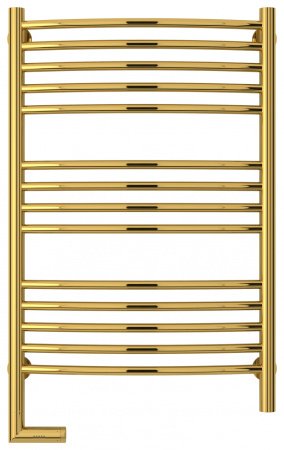 Полотенцесушитель электрический Сунержа Богема 2.0 80х50 золото, подключение левое