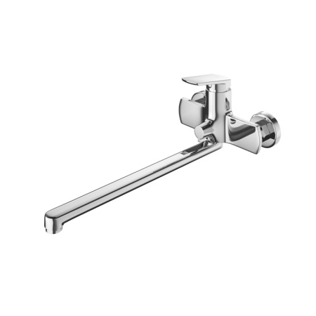 Смеситель IDDIS для ванны с длинным изливом и керамическим дивертором Esper ESPSB00i10WA