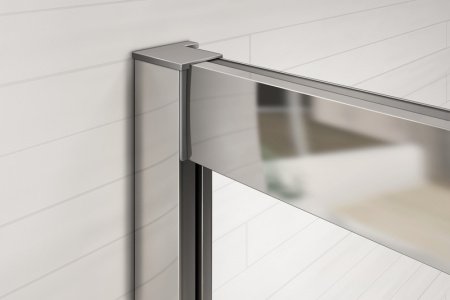 Душевой уголок Cezares Pratico A-2 100x100 профиль Хром стекло прозрачное