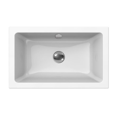 Раковина встраиваемая сверху 60см GSI Kube X 895311 белая