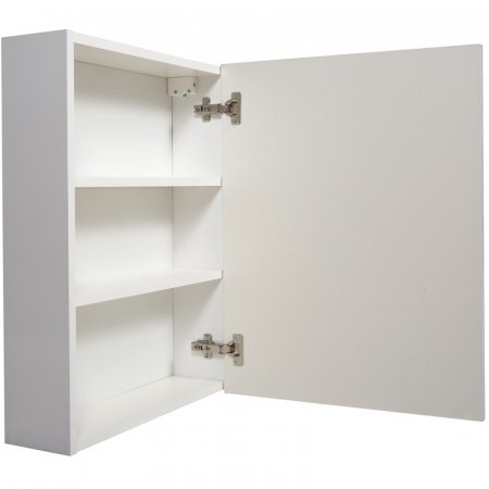 Зеркальный шкаф Rush Yell 50 подвесной Белый глянец