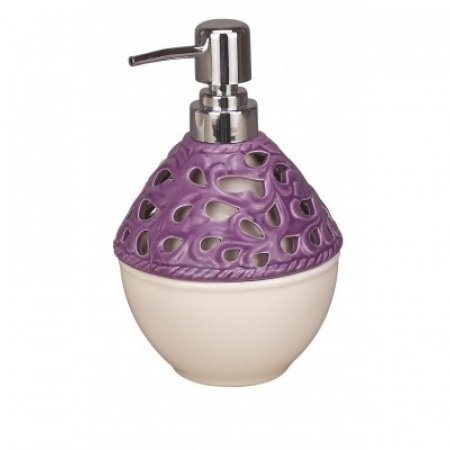 Дозатор жидкого мыла Fixsen Navy FX-A237-P1-1 Белый Фиолетовый Хром