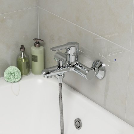 Смеситель для ванны с душем IDDIS Cuba CUBSB00i02WA хром глянцевый