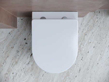 Унитаз подвесной безободковый Ceramica Nova Balearica CN6000 белый