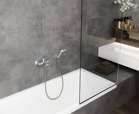 Смеситель для ванны с душем Hansgrohe Vernis Blend 71440000 хром