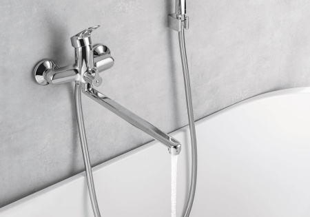 Смеситель для ванны Aquatek AQ1042CR хром