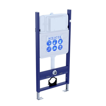 SET AQUATEK КАИР KKI/14 (рама AQUATEK Standard INS-0000014 и крепежа KKI-0000002 +унитаз AQ1170-00 КАИР с тонким сиденьем soft-close