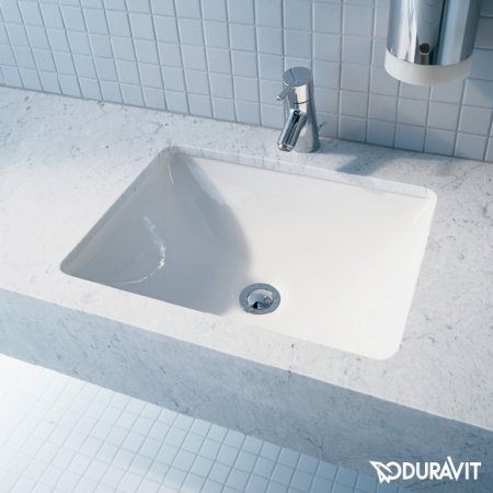 Раковина встраиваемая снизу 49см Duravit Starck 3 0305490000 белый