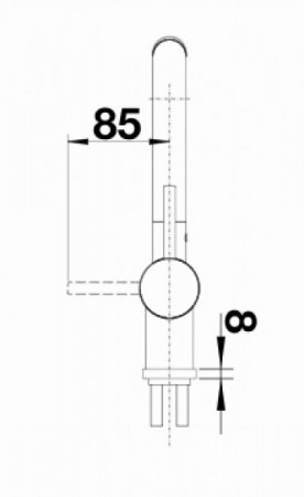 Смеситель для кухни Blanco Linus-S 525807 черный матовый