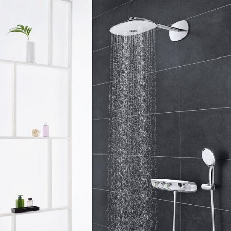 Встраиваемая душевая система Grohe Rainshower SmartControl 26443LS0 хром/белый