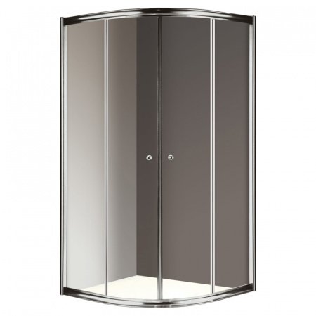 Душевой уголок Cezares Giubileo R2 80x80 прозрачное стекло профиль хром