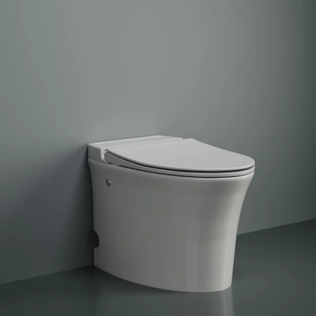 Унитаз приставной с импульсным смывом IDDIS Pulse PULIDSEi26 белый, с сиденьем микролифт