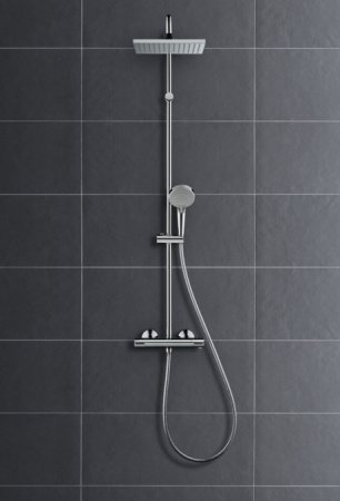 Душевая стойка Hansgrohe Vernis Shape 26286670 черный матовый