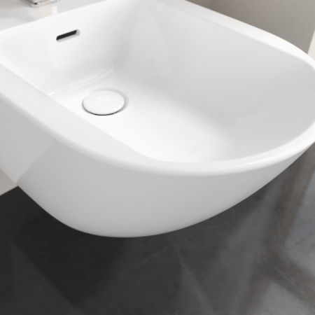 Биде подвесное Villeroy & Boch Antao 541100R1 белый alpin с покрытием CeramicPlus