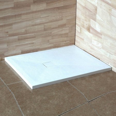 Душевой поддон из искусственного камня RGW STT ST-0148W 80x160x2,5 Белый