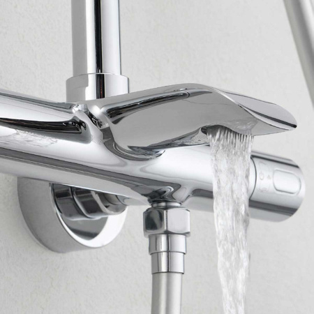 Душевая стойка с термостатом Vincea Esse VSFS-1E1TCH хром