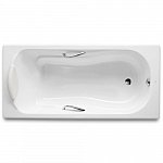 Чугунная ванна Roca Haiti 2332G000R 150х80 см с отверстиями для ручек