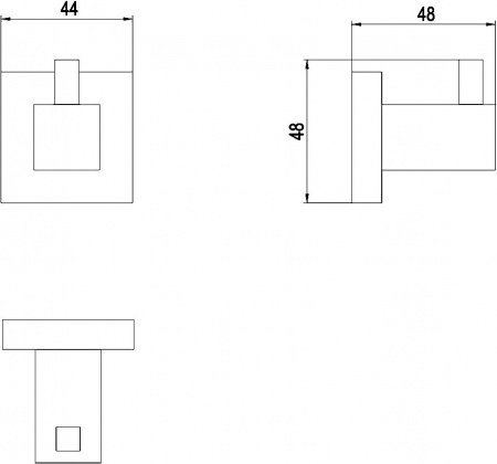 Крючок Timo Selene 10011/00 Хром