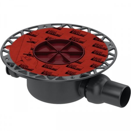 Сифон для душевого трапа Tece Drainpoint S DN50 3601500 горизонтальный без декоративной решетки