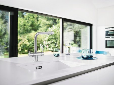 Смеситель для кухни Blanco Fontas II 525138 нержавеющая сталь