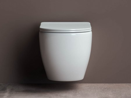 Унитаз подвесной Ceramica Nova Mia CN1805 белый