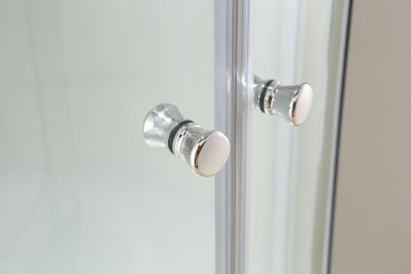 Душевая кабина Black&White G5701 90x90x225 профиль белый, стекло прозрачное