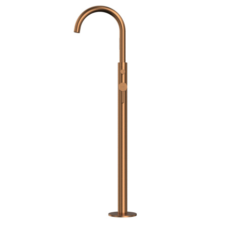 Смеситель для ванны отдельностоящий WHITECROSS Y Y1233CPB (брашированная медь)