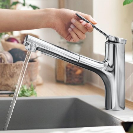 Смеситель для кухни Hansgrohe Zesis M33 74800000 хром