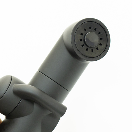 Гигиенический душ со смесителем Lemark Solo LM7166BL черный матовый