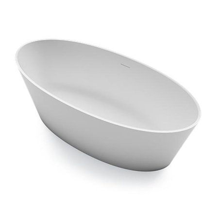 Ванна отдельностоящая Gruppo Treesse Alma 175 иск. камень, белый матовый