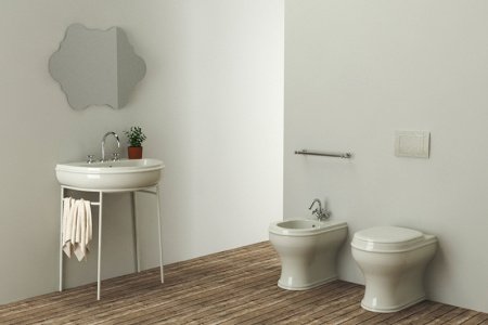 Унитаз Azzurra Charme CHA100/P bianco lucido