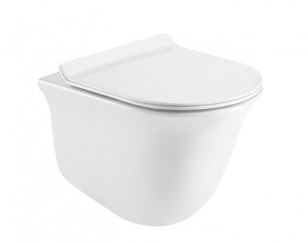 Унитаз подвесной Esbano SEGURA белый, с сиденьем микролифт