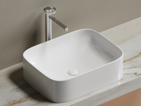 Раковина накладная 50см Ceramica Nova Element CN6052 белый