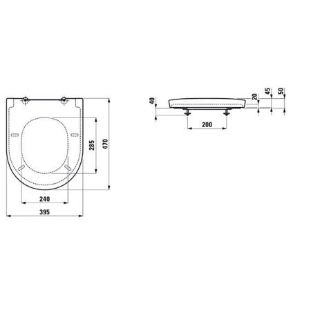 Сиденье для унитаза Laufen New Classic 8.9185.1.000.000.1 с микролифтом