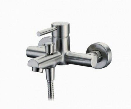 Смеситель для ванны с душем WasserKraft 4201 хром матовый